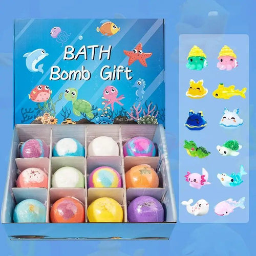 Kids Bath Ball Kids Bath Salt Ball Natural Organic Land & Sea Toys Handmade Ball For Kids For Dry Skin Moisturize