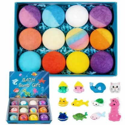 Kids Bath Ball Kids Bath Salt Ball Natural Organic Land & Sea Toys Handmade Ball For Kids For Dry Skin Moisturize